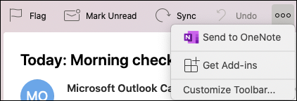 Outlook Add-Ins mac