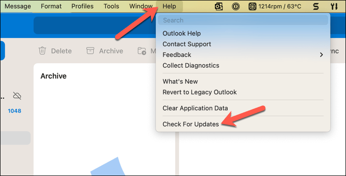 Outlook mac